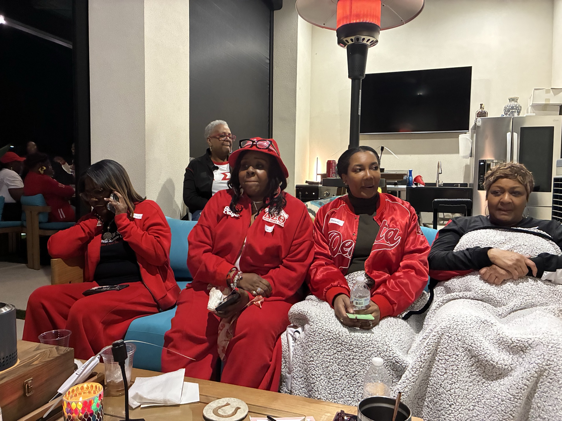 Charter members fellowshipping together