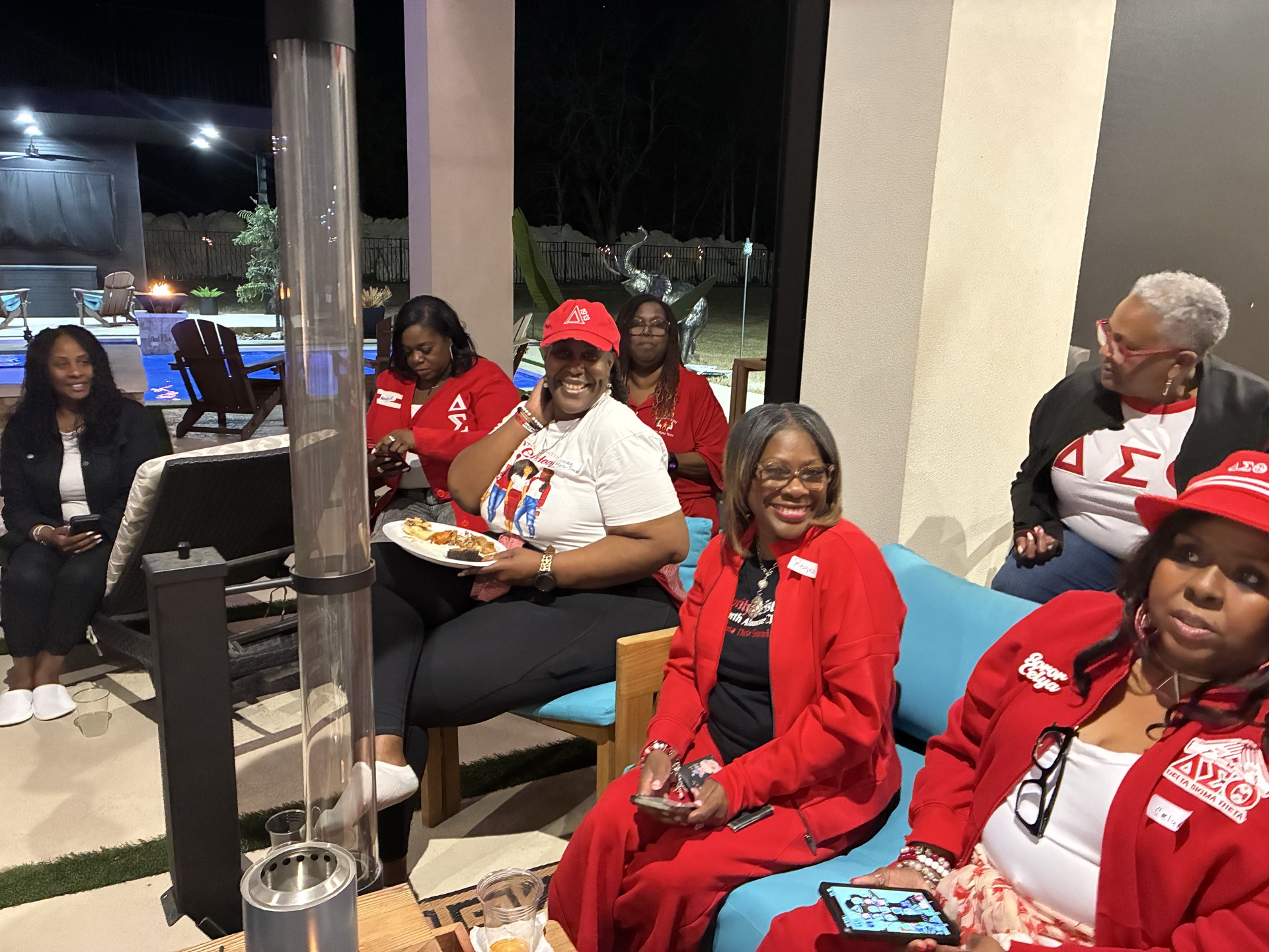 Sorors sharing sisterhood at the meetup